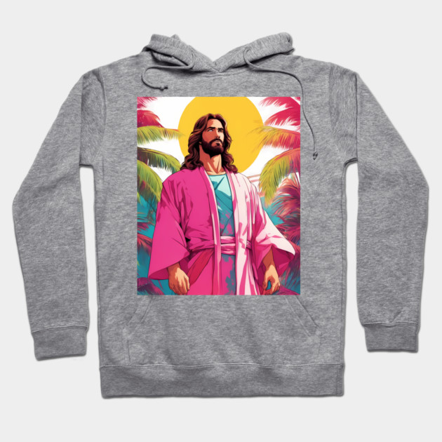 Jesus Christ With God Nothing is Impossible Hoodie by animegirlnft