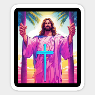 Jesus Christ Forgive Everyone who Sins Against Us Sticker
