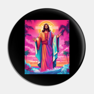 Jesus Christ Deliver Us From Evil Pin