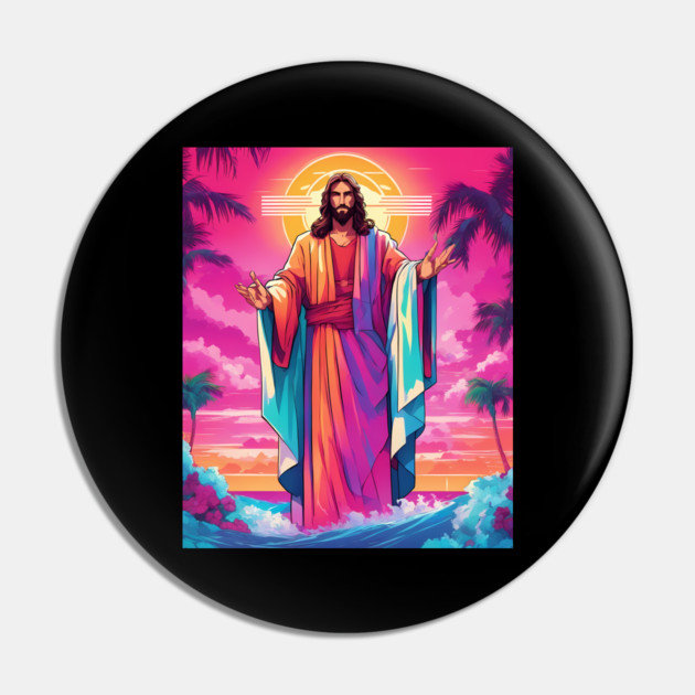 Jesus Christ Deliver Us From Evil Pin by animegirlnft