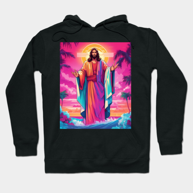 Jesus Christ Deliver Us From Evil Hoodie by animegirlnft