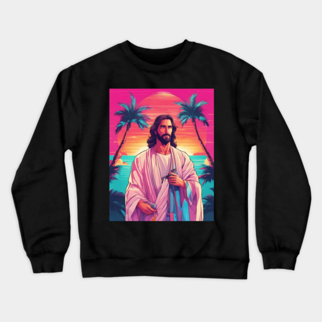 Jesus Christ Love One Another as I Have Loved You Crewneck Sweatshirt by animegirlnft
