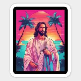 Jesus Christ Love One Another as I Have Loved You Sticker