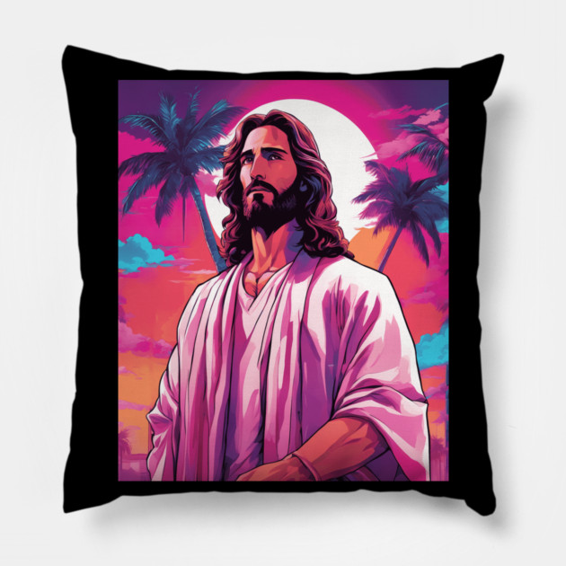 Jesus Christ Show Kindness in All That You Do Pillow by animegirlnft