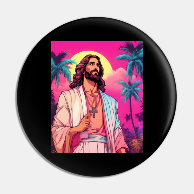 Jesus Christ Filled Your Heart with Love Pin by animegirlnft