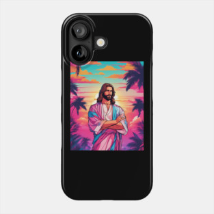 Jesus Christ I am with You Always Phone Case