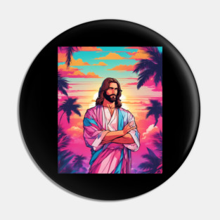 Jesus Christ I am with You Always Pin