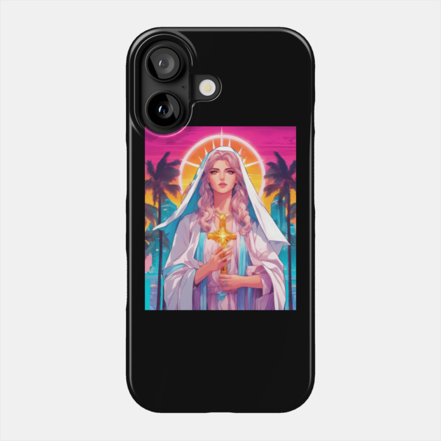 Hail Mary Full of Grace Phone Case by animegirlnft