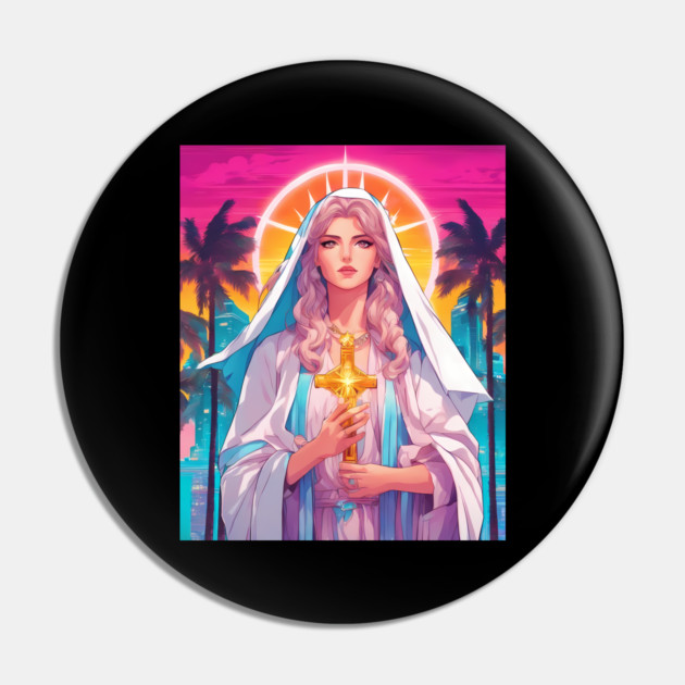 Hail Mary Full of Grace Pin by animegirlnft