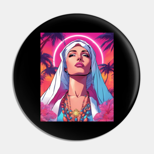 Mother of God Pray for Us Sinners Pin by animegirlnft