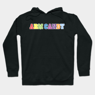 Arm Candy Retro Funny Husband Hoodie