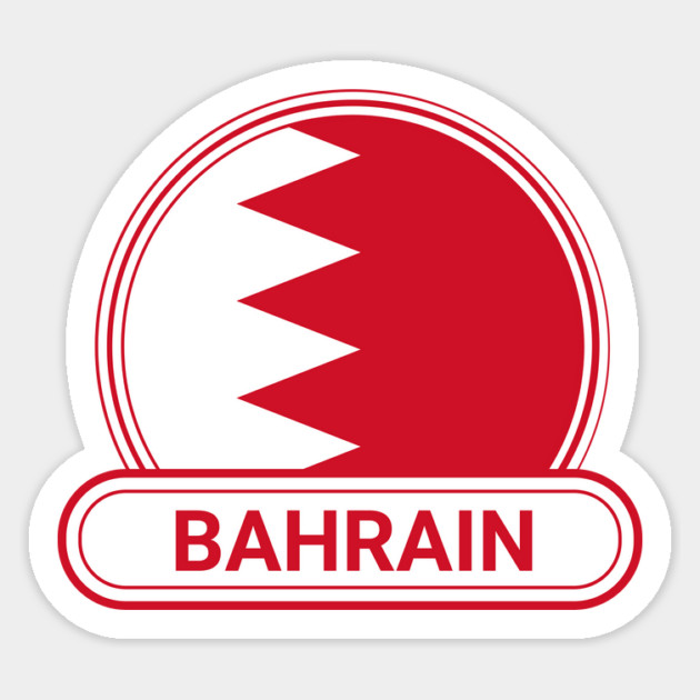 Bahrain Country Badge - Bahrain Flag Magnet by Yesteeyear
