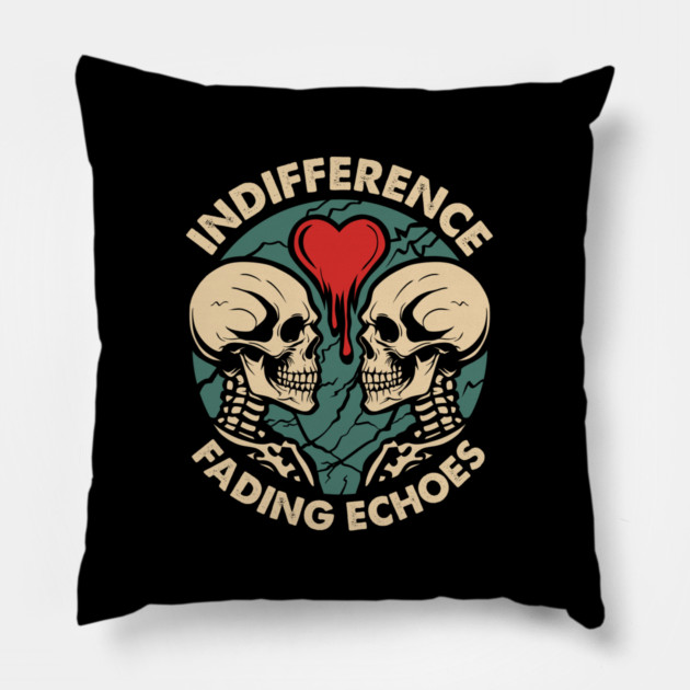 INDIFFERENCE Pillow by artslaves