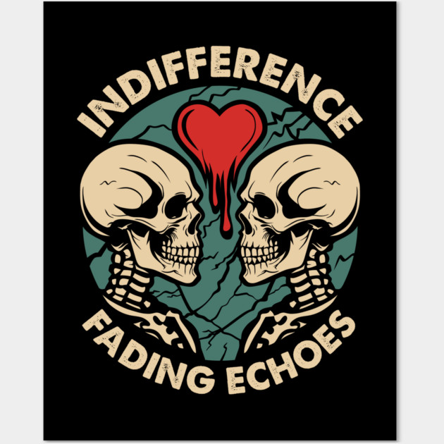 INDIFFERENCE Wall Art by artslaves