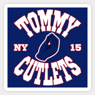 Tommy Cutlets 15 Italian Hand, New York Sticker