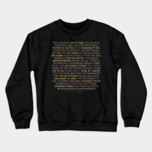 Aussie 80s Bands (Back Print) Crewneck Sweatshirt