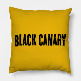 Black Canary Band (black logo) Pillow