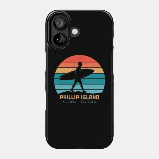 Phillip Island Victoria Australia Surf Phone Case by Timeless Chaos