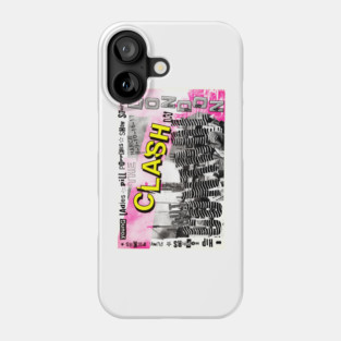 The Clash Out Of Control in London 1984 Phone Case
