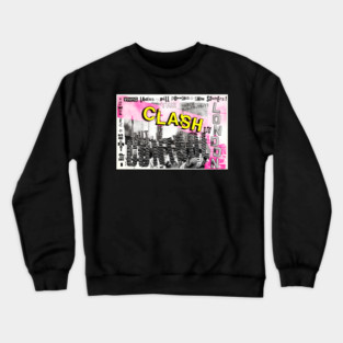 The Clash Out Of Control in London 1984 Crewneck Sweatshirt