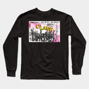 The Clash Out Of Control in London 1984 Long Sleeve T-Shirt