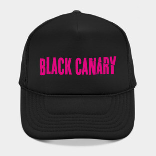 Black Canary (pink logo) Hat