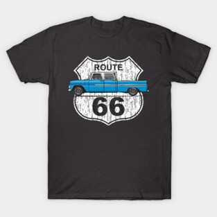blue route 66 T-Shirt