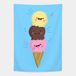 We All Scream For Ice Cream Tapestry