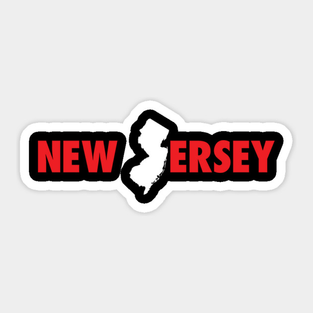 New Jersey "Heavy Metal" parody Sticker by jonsolomon