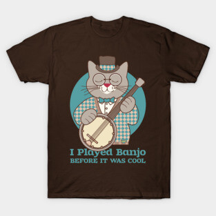 Cool Banjo Cat T-Shirt