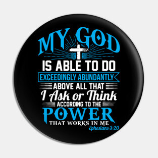 Christian Gift Ephesians 3:20 Pin