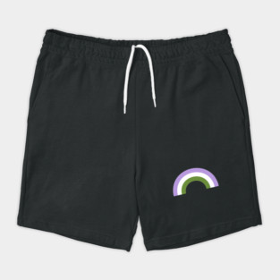 Genderqueer Rainbow Shorts