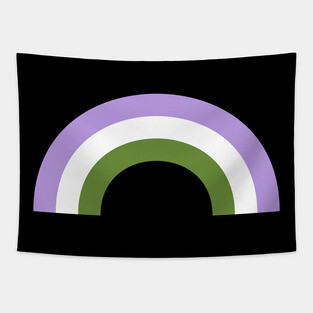 Genderqueer Rainbow Tapestry