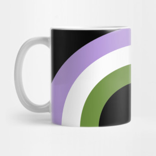 Genderqueer Rainbow Mug