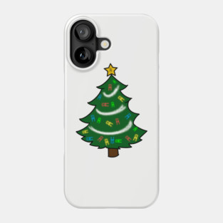 Improv Christmas Tree Phone Case