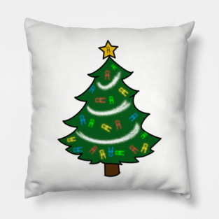 Improv Christmas Tree Pillow