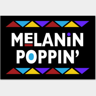Melanin Poppin 90s Font Posters and Art