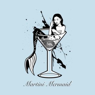 Martini Mermaid T-Shirt