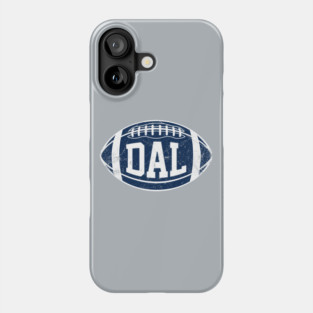 DAL Retro Football - Silver Phone Case