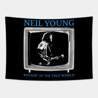 classic neil young fanwork Tapestry