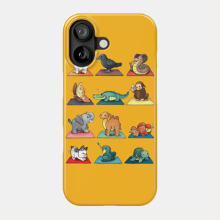 Animal Yoga Pose Phone Case