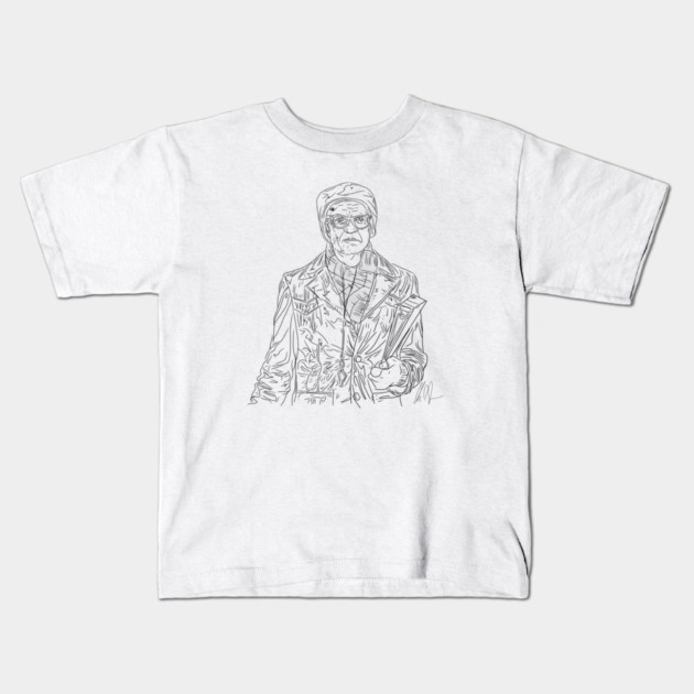 Tom Noonan: Snow Angels [Outline] Kids T-Shirt by 51Deesigns