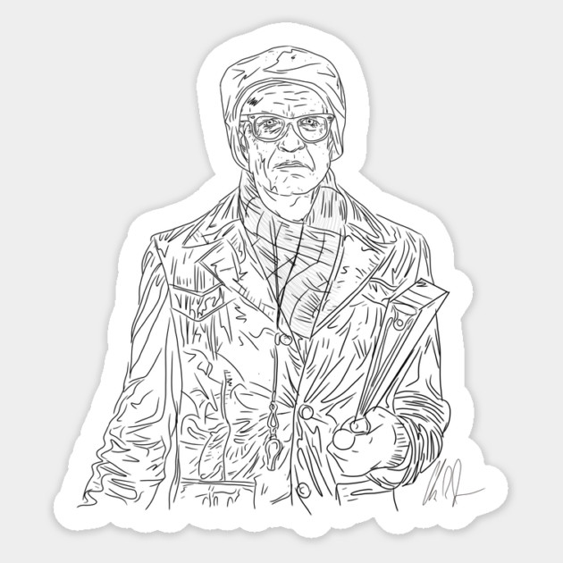 Tom Noonan: Snow Angels [Outline] Magnet by 51Deesigns