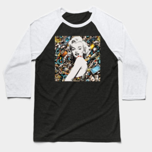 Marilyn Monroe vintage Baseball T-Shirt