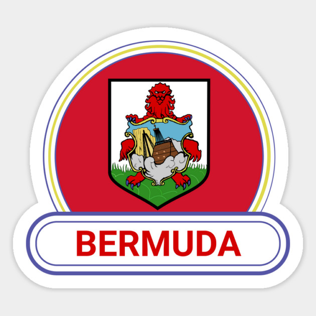Bermuda Country Badge - Bermuda Flag Magnet by Yesteeyear