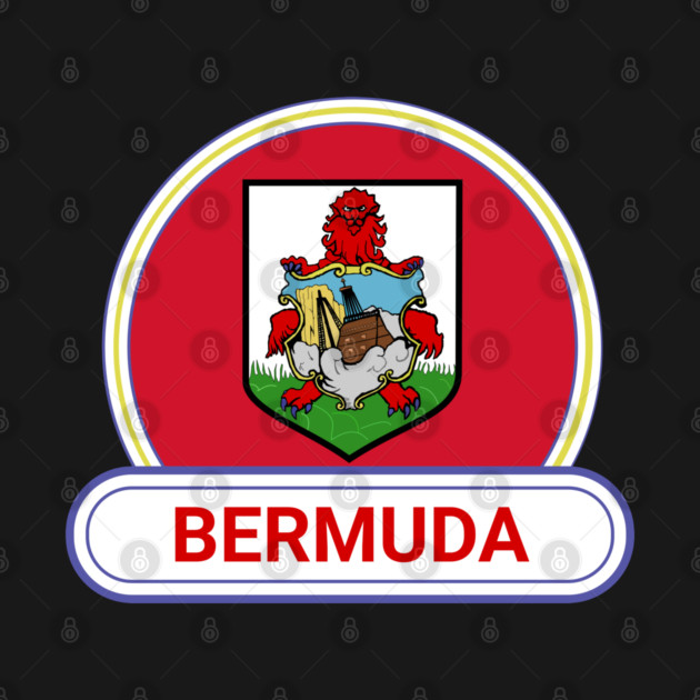 Bermuda Country Badge - Bermuda Flag by Yesteeyear