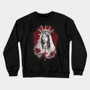 Mary Prayers of the Rosary Crewneck Sweatshirt