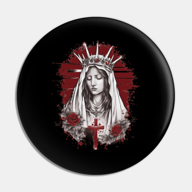 Mary Prayers of the Rosary Pin by animegirlnft