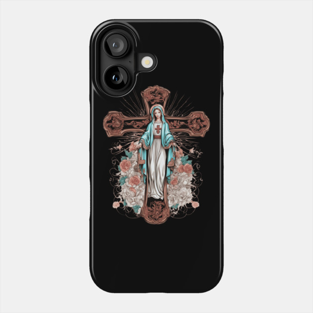 Mary Our Lady of Fatima Phone Case by animegirlnft