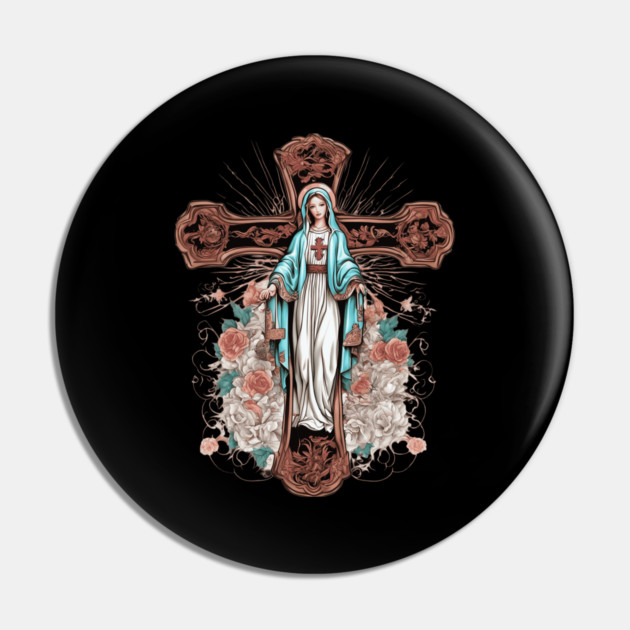 Mary Our Lady of Fatima Pin by animegirlnft